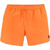 John devin Badeshorts , Herren, Gr. M, N-Gr, orange, Microfaser, Recycling-Polyester, unifarben, Badehosen Badeshorts, mit klassischem Style