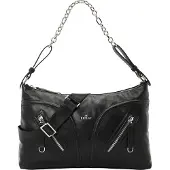 Replay Schultertasche Umhängetasche Shoulder Bag Black schwarz