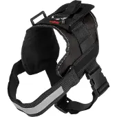 Flamingo Geschirr Titan schwarz, Maße: 70-83 cm