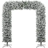 The Living Store Weihnachtsgirlande Beschneit 240 cm