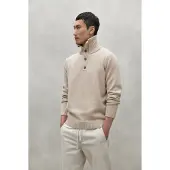 Ecoalf für Herren. MCMGAKNIDESI0632W24-298 Idesia Pullover beige (XL), Lässig, Nachhaltig, Recycelte Wolle