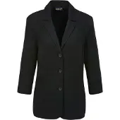 Goldner Jackenblazer "Baumwollblazer mit Reverskragen" Ohne