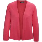 Goldner Strickjacke "Wunderbar leichter Strick-Bolero", Damen, Gr. 48, rosa (pink), Obermaterial: 100% Viskose CV., figurumspielend, eng Tubular, Strickjacken Strickjacke, perfekt über Kleider