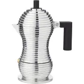Alessi Espressokocher Pulcina - MDL02/1 B - Schwarz - 1 Tasse - von Michele De Lucchi