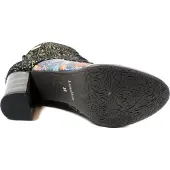 LAURA VITA Schnürstiefelette in schwarz | Gr.: 38