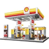 Cada Shell Tankstellen-bauspiel 1309 Stücke