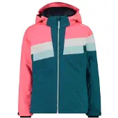 CMP Kinder Snaps Hoodie Jacke (Größe 98, tuerkis)