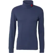 HUGO Longsleeve "Longsleeve DEROLLO224 1er Pack", Herren, Gr. XXL, blau (royalblau), Obermaterial: 96% Baumwolle CO. 4% Elasthan EL., Shirts Longsleeve