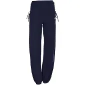 Winshape Sporthose "WH1", Damen, Gr. M, Normalgrößen, blau (night blau), 90% Baumwolle, 10% Elasthan, Hosen Sporthose, mit seitlicher Raffung
