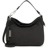 Suri Frey Beuteltasche "Beutel SFY Romy", Damen, Gr. B/H/T: 33cm x 20cm x 15cm 0, grau (schwarzgrau 840), PVC, Taschen Beuteltasche