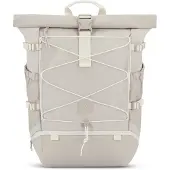 Johnny Urban Reise-Rugzak 37L Rolltop Beige wasserdicht groß