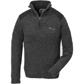 Pinewood Hurricane Women Sweater d.grey melange (423) S