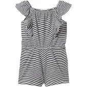Tom Tailor Striped Overall ärmelloser Strampler