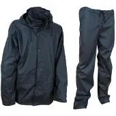 Cofra Regenanzug 2 tlg. 100% Polyester mit Polyurethanblau XL