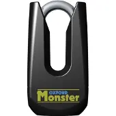 Oxford Monster Bremsscheibenschloss - Schwarz - Sold Secure Gold