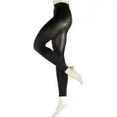 Esprit Feinstrumpfleggings "Cotton", Damen, Gr. 42-44, schwarz (schwarz (3000)), Strumpfhosen Feinstrumpfleggings