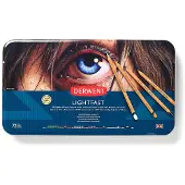 Derwent Lichtbeständiger Bleistift In Metallbox 72 Einheiten