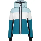 CMP Woman Jacket FIX Hood teal (E867) 46