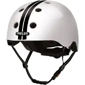 Melon Helmets Straight Black White, Integralhelm, Hartschalenbau
