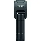 ABUS Faltschloss Bordo Alarm 6000KA SH mit Halterung – Fahrradschloss aus gehärtetem Stahl – mit 100 dB Warnton und XPlus Zylinder – -Sicherheitslevel 10 – 90 cm lang – Schwarz