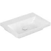 Villeroy & Boch V&B Schrank-Waschtisch Subway 3.0 65x47cm, eck., o. HL/o Überlauf, weiß