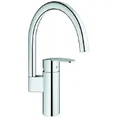 GROHE Wave Cosmopolitan Einhand-Spültischbatterie, C-Auslauf, schwenkbar, chrom, 32449001