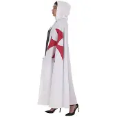 Creaciones Llopis Weißes Templer Ritterkostüm