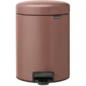 Brabantia atkritumu tvertne ar pedāli NewIcon, 5L, Satin Taupe