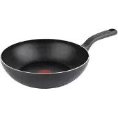 Tefal Wokpfanne antihaftversiegelt Ø28cm C28619 grau/schwarz alle Herdarten