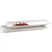 MÄSER Teller-Set "Trendy Line", weiß (elfenbein), 2, Geschirr-Sets, Teller-Set