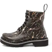 Art für Damen. 11166P112603_ESP Lederstiefeletten 1166P schwarz (39), Wohnung, Schnürsenkel, Lässig