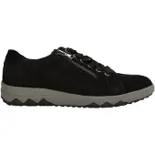 Waldlaufer 961001 195 001 Damen Sneaker Teresa Schwarz, Schwarz, Gr. 51/2