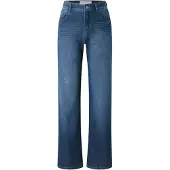 ANGELS Relax-fit-Jeans "LIZ", Damen, Gr. 46, Länge 30, blau (mid blau used), Denim/Jeans, Obermaterial: 67% Baumwolle, 31% Polyester, 2% Elasthan, relaxed fit lang, Jeans Relax-fit-Jeans