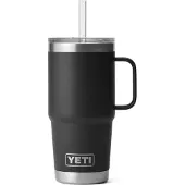 Yeti Trinkbecher Rambler Straw Mug Black 25 Oz (750 ml)