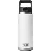 Yeti Coolers - Rambler Straw Bottle Cap - Isolierflasche Gr 769 ml weiß/grau