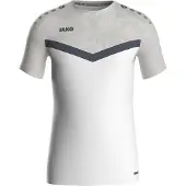 Jako Damen T-Shirt Iconic 6124-016 40 - Weiß/Soft Grey/Anthra Light - 40