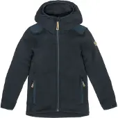 Fjällräven - Kid's Keb Fleece Hoodie - Wolljacke Gr 140 blau/schwarz