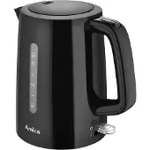 Amica KF 1014, 1,7 l, 2200 W, Schwarz, Kunststoff, Wasserstandsanzeige, Überhitzungsschutz