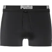 Puma Badehose "SWIM MEN LOGO TRUNKS" elastischer Logobund mit integriertem Kordelzug