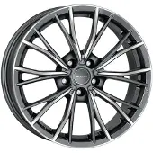 Mak Alufelge Mark 8X18 5X112 Et 54 Gun Met-Mirror Face