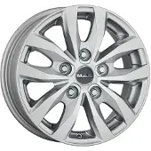Mak 17 Zoll Alufelge load 5 17"x7" 5x118 PCD ET45 71.1mm Felge Silber