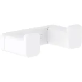 Hansgrohe AddStoris Handtuchhaken doppelt, 41755700, Farbe: weiss matt