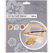 Creotime 20481, Holografische Folie, Gold, 25 Blätter, 160 mm, 160 mm