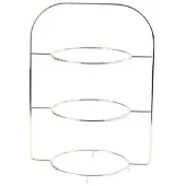 Villeroy & Boch Etagere "3-Ebenen-Etagere Anmut 30 x 20 x 40 cm grau", grau, Edelstahl, Servierplatten, Etagere