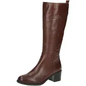 Caprice Damenschuhe Reißverschluss Schaftstiefel Braun Freizeit