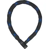 ABUS Kettenschloss IVERA Chain 7210 – Fahrradschloss mit hochflexibler IvyTex-Kunstfaserummantelung – -Sicherheitslevel 8 – 110 cm – Schwarz