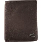 Camel active Geldbörse "Vegas", Herren, braun, Leder, clean, gepflegt, unifarben, Kleinlederwaren Geldbörse, aus hochwertigem Rindsleder mit Metall Logo