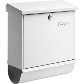 Burg wachter Briefkasten "Comfort 91300 W", mit Öffnungsstopp, aus Stahlblech