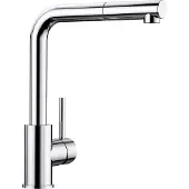 BLANCO MILA-S, Messing galvanisch, chrom, Hochdruck, Standard, Chrom, Messing, Hebelgriffe, Einzelbild, Typ L