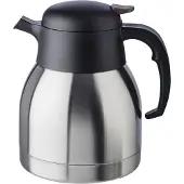 Aps CLASSIC Isolierkanne, Getränkekanne für heiße und kalte Getränke, Maße (Ø x H): 14 x 19 cm, 1 Liter